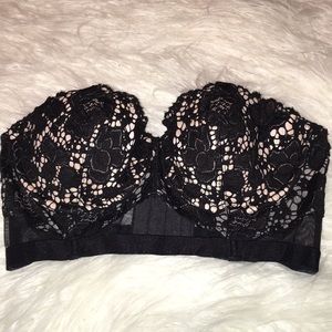 Strapless sexy lace bra